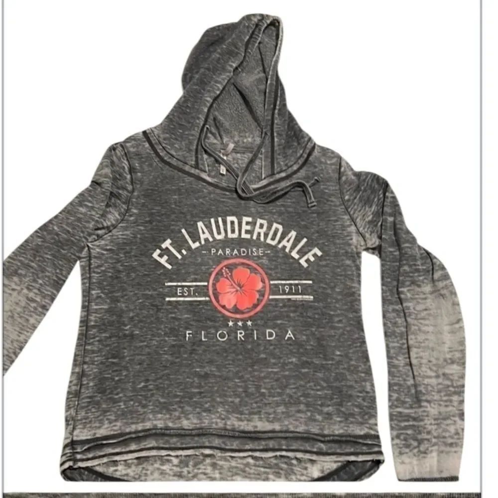 US apparel size small long sleeve distressed Fort Lauderdale hoodie GUC
